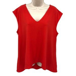 NWOT Rachel Roy Stretchy V Neck Blouse OX